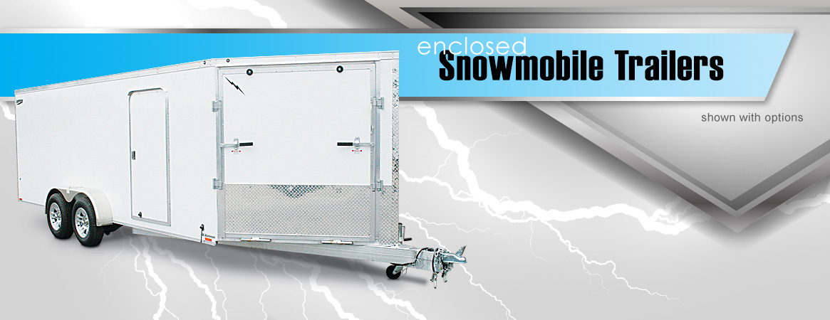 Enclosed Snowmobile Trailers RVs
