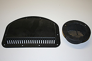 Small Plastic Sidewall Vents