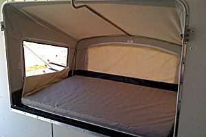 Fold out bunk Interior view
