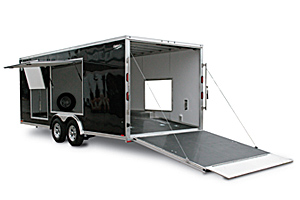 Enclosed Car Hauler Trailers Exterior Image